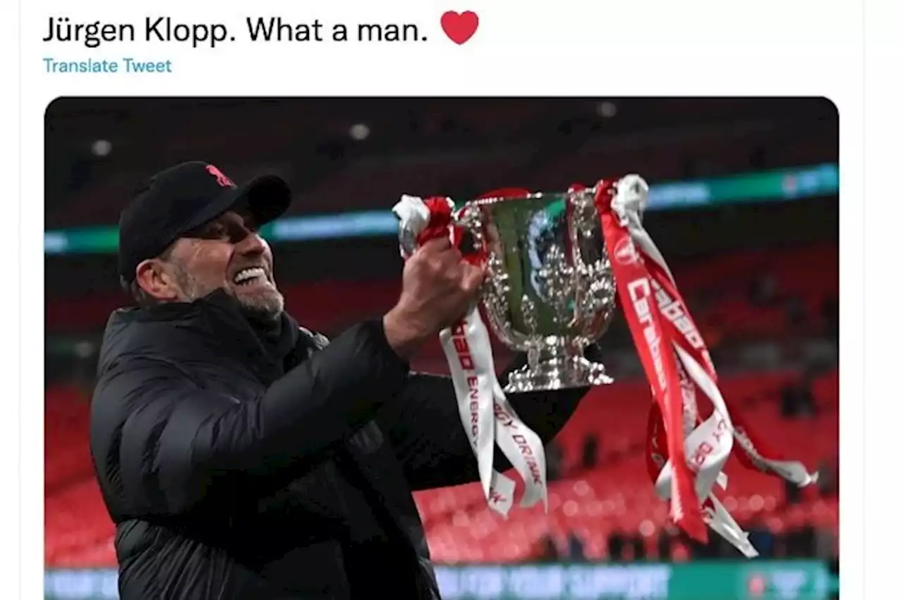 Juergen Klopp Mulai Bersahabat dengan Wembley Usai Bawa Liverpool Juara - Bolasport.com