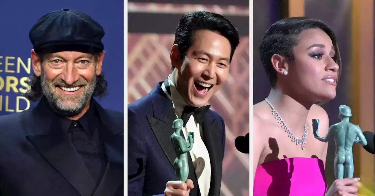 'Squid Game,' 'Coda,' And 'West Side Story' Made History At The 2022 SAG Awards