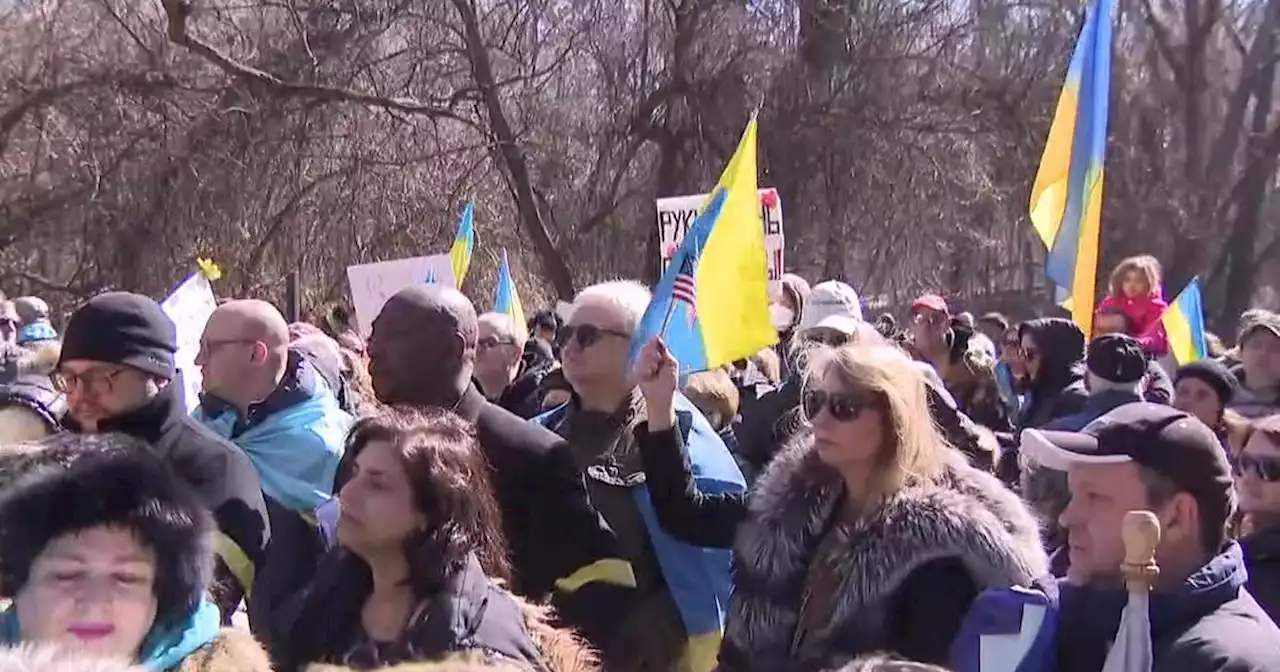 Ukrainian-Americans hold rally on Long Island, say the world must continue steadfast support