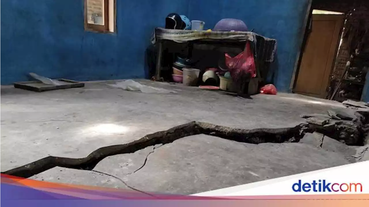 4 Kabar Tanah Bergerak di Lebak Bikin Rumah-Jalan Rusak