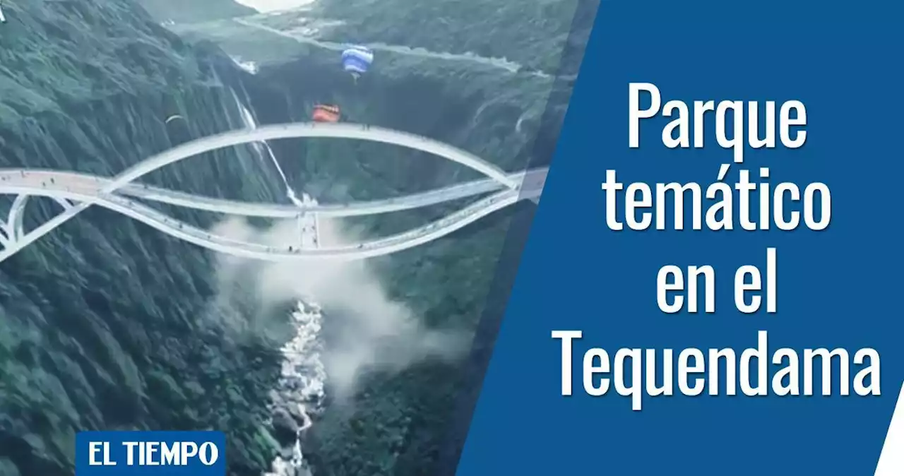 Así es el puente peatonal que construirán sobre el salto del Tequendama