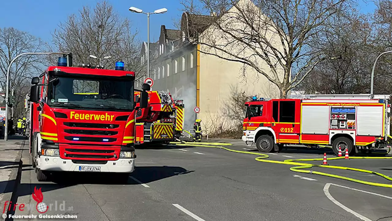D: Ausgedehnter Wohnungsbrand in Erdgeschoßwohnung in Gelsenkirchen