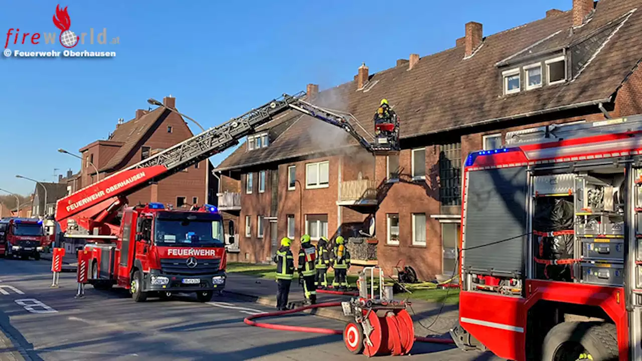 D: Rasch bekämpfter Brand in Wohngebäude in Oberhausen