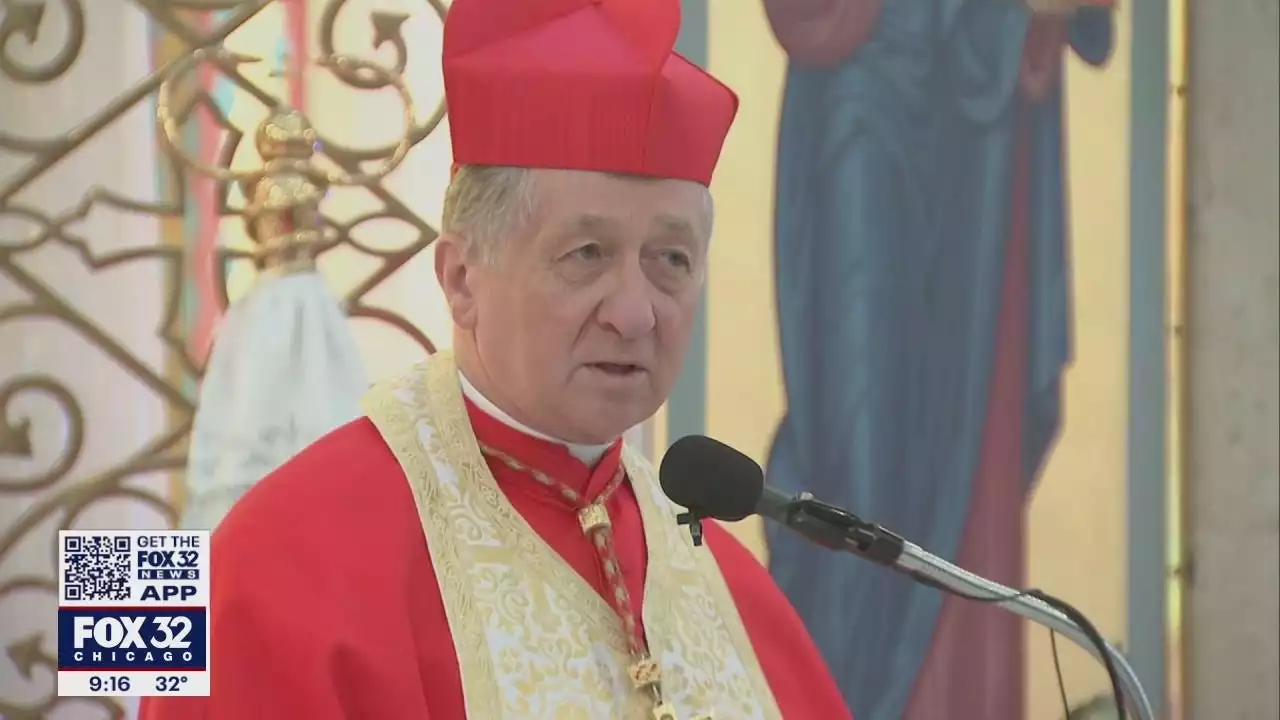 Chicago Archbishop Blase Cupich supporting Ukraine with mass at St. Nicholas Ukrainian Cathedral