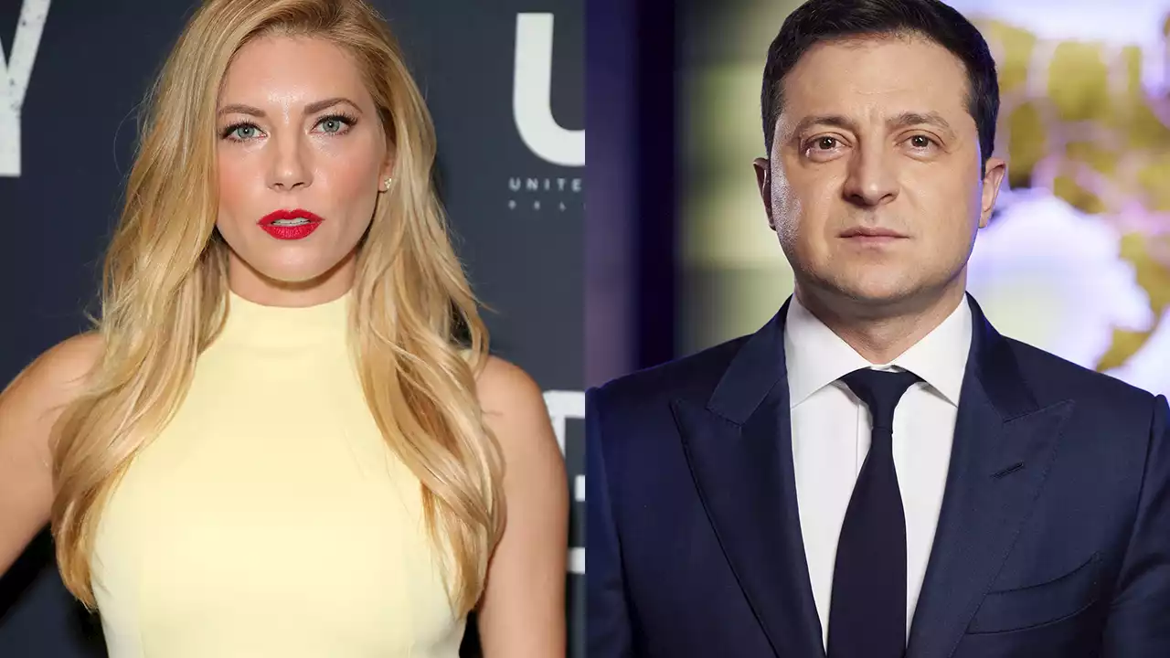 Katheryn Winnick says Zelenskyy is 'perfect example' of 'Ukrainian strong': 'A true leader'