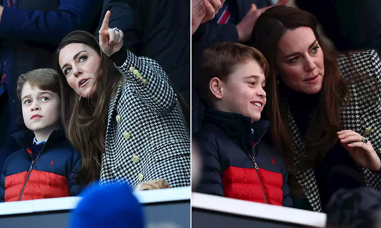 Kate Middleton's funny conversation with Prince George at the rugby revealed