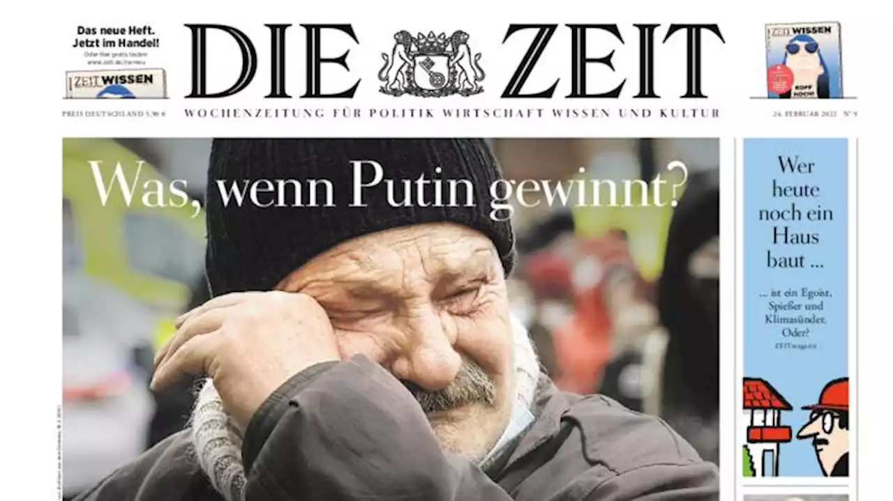 Wegen Ukraine-Konflikt: Die Zeit zieht Erscheinungstermin auf Mittwoch vor