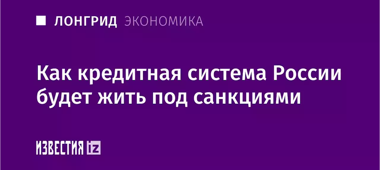 Ушли банковать: как кредитная система России будет жить под санкциями