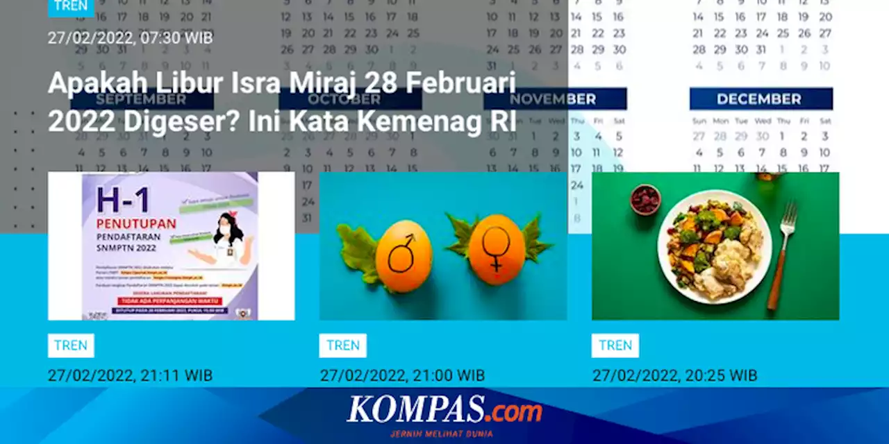 [POPULER TREN] Kumpulan link Twibbon Isra Miraj 2022 | Penjelasan JNE soal Viral Video Paket iPhone XR