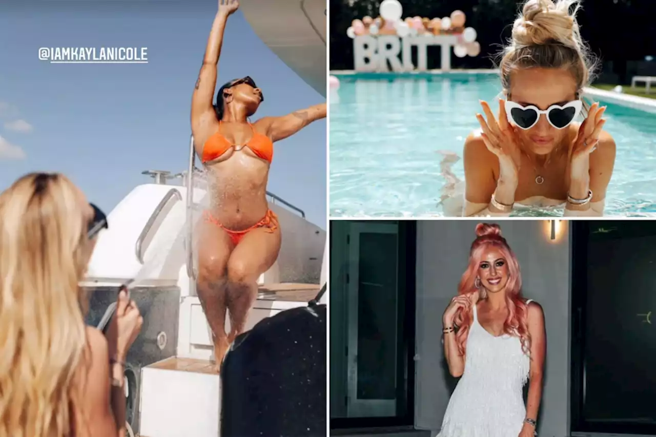 ‘Panty game’ and a boozy boat day: Inside Brittany Matthews’ bachelorette party