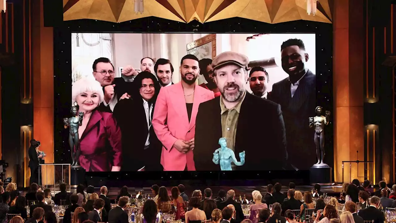 ‘Ted Lasso’ Ensemble Accepts Best Comedy Cast SAG Award Remotely