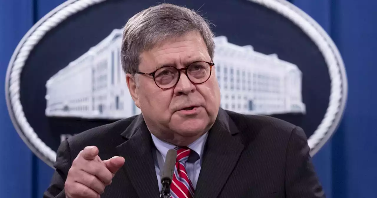 Former AG Barr critical of Trump in new book