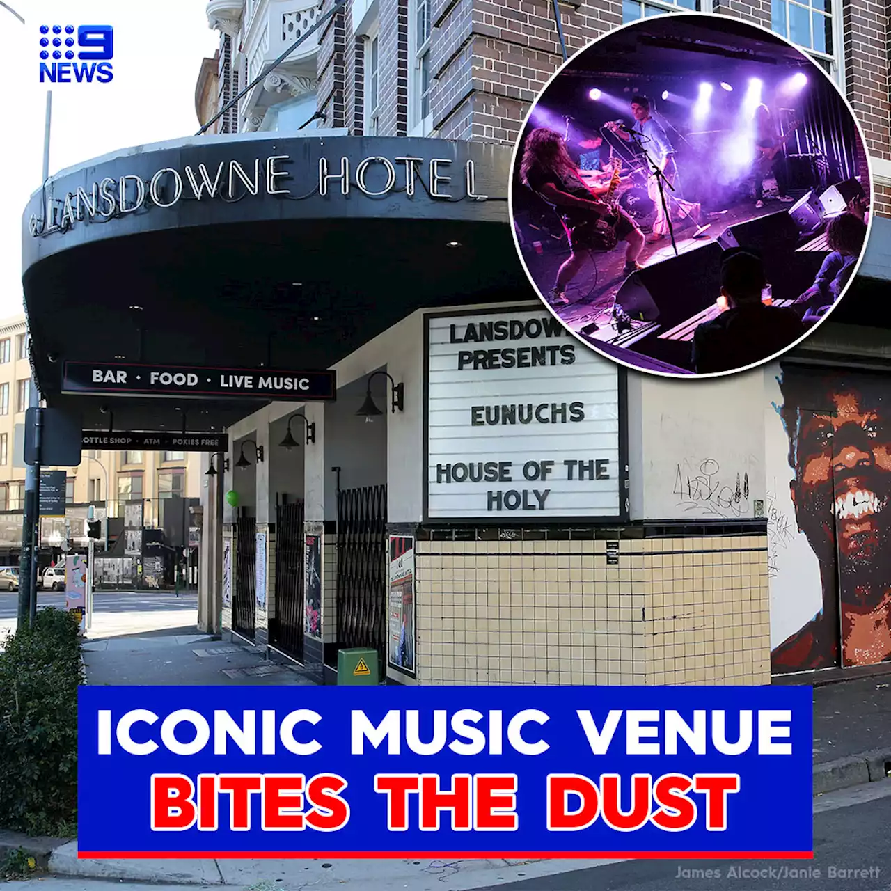 Iconic Sydney live music venue The Lansdowne Hotel is closing