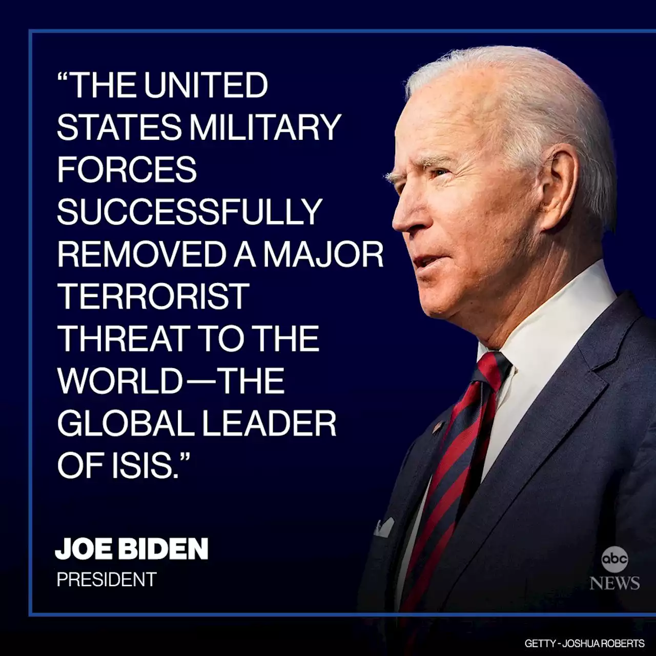 Biden details US raid in Syria that killed ISIS leader