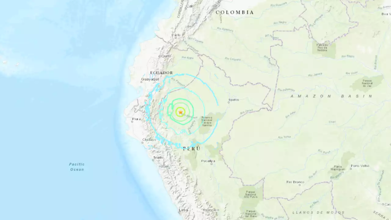 6.5 magnitude earthquake strikes northern Peru near Ecuador border, USGS says