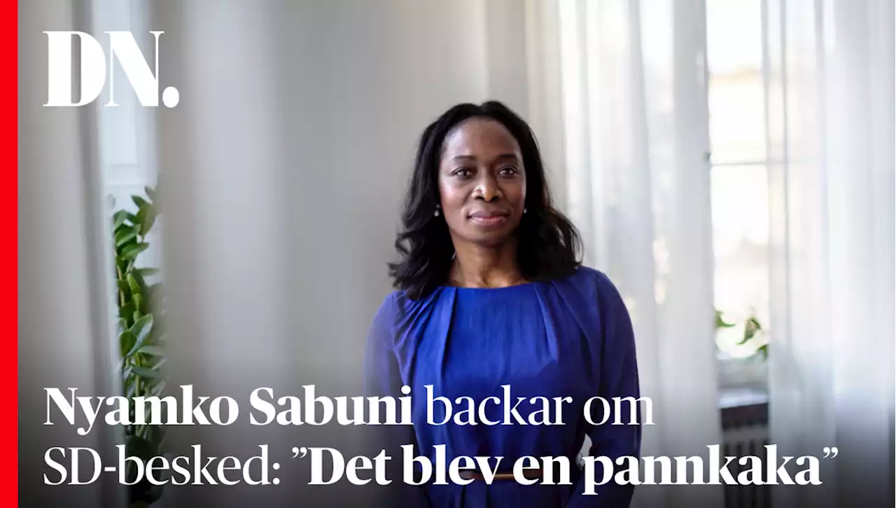 Sabuni backar om SD-beskedet: ”Det blev en pannkaka”