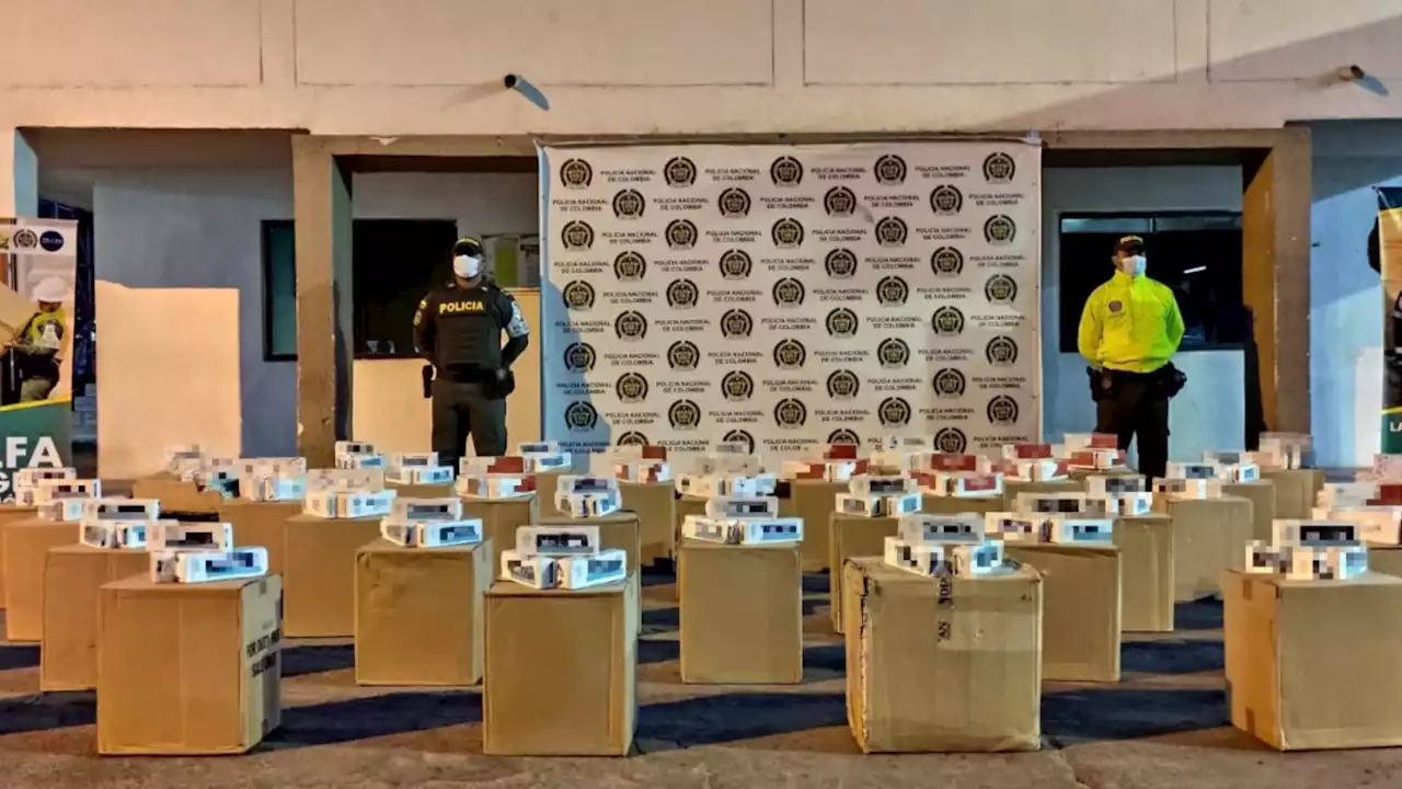 Incautan contrabando de cigarrillos en Maicao y en la Troncal del Caribe