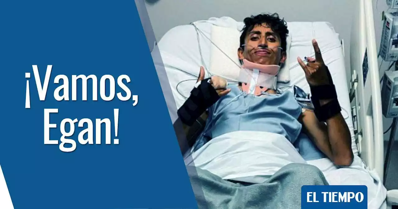 Egan Bernal: segunda foto y emotivo mensaje desde la clínica