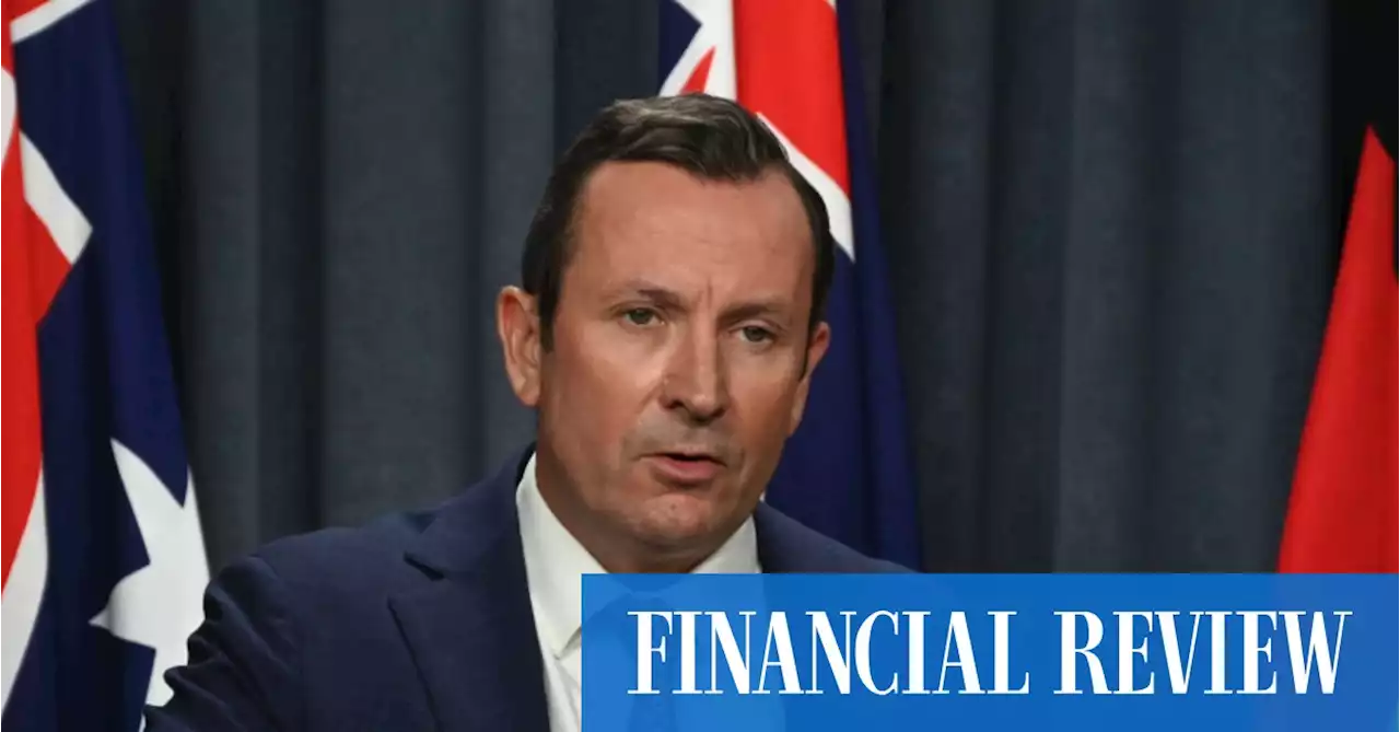 PM backs McGowan on shut border but tells him to get hospitals ready