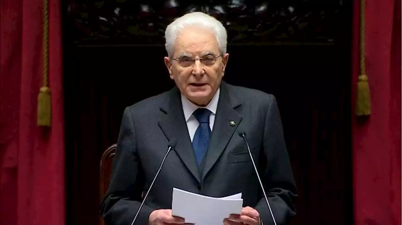 Quirinale, Mattarella: 'Ora non possiamo permetterci ritardi né incertezze'