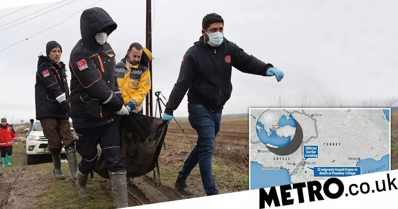 Turkey claims 12 migrants froze to death after being ‘pushed back’ at border