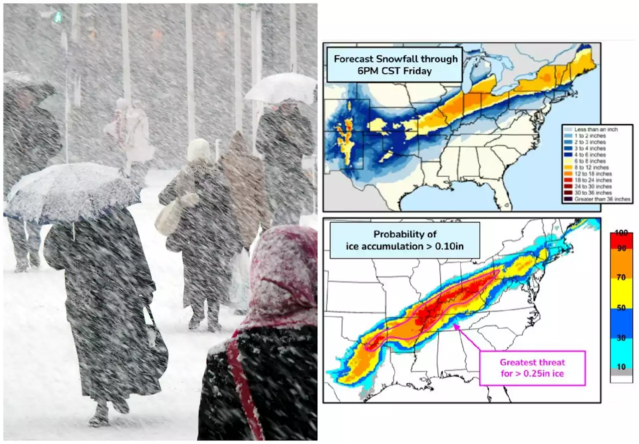 Winter Storm Landon sparks warnings across several states over hazardous snowfall