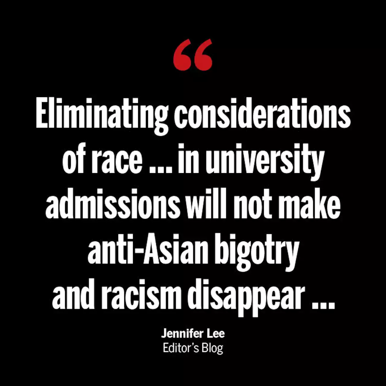 Affirmative action and anti-Asian racism