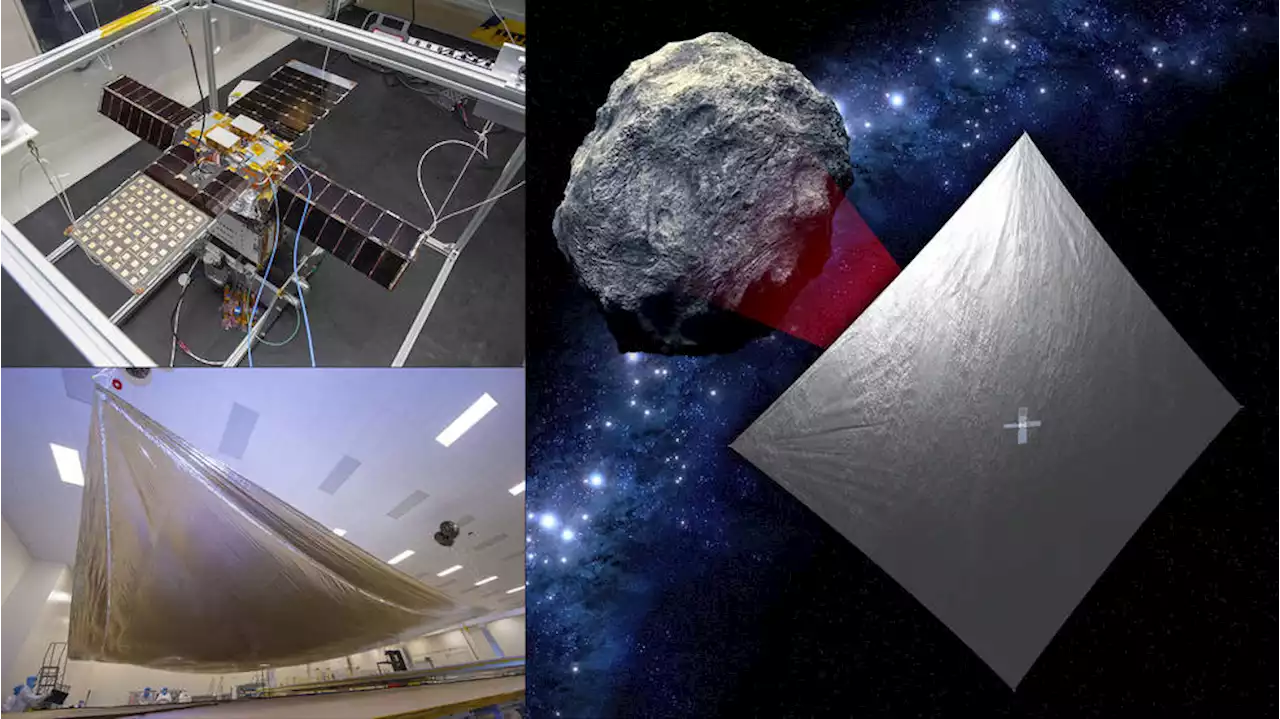 Tiny NEA Scout Solar Sail Mission to Chase Asteroid