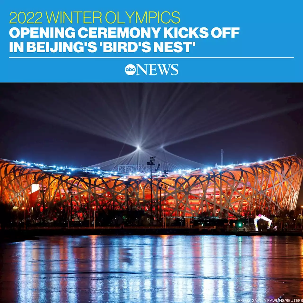 2022 Winter Olympics opening ceremony: Event kicks off in Beijing's 'Bird's Nest'