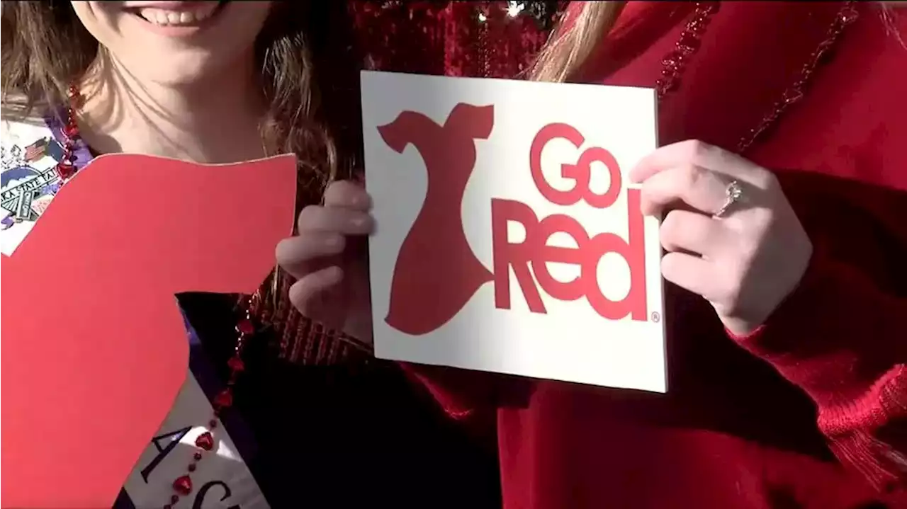 Alaskan women celebrate national Wear Red Day