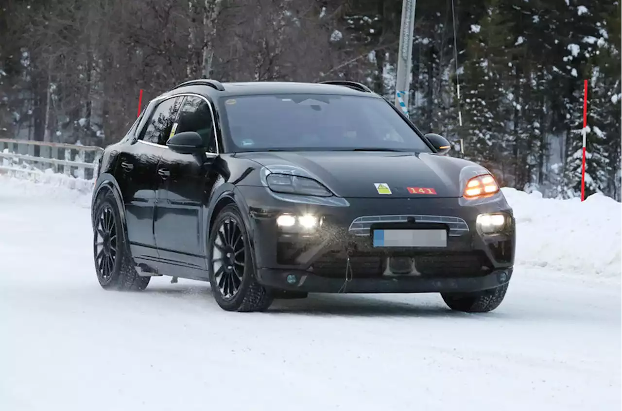 2022 Porsche Macan EV: latest images show cold weather testing | Autocar