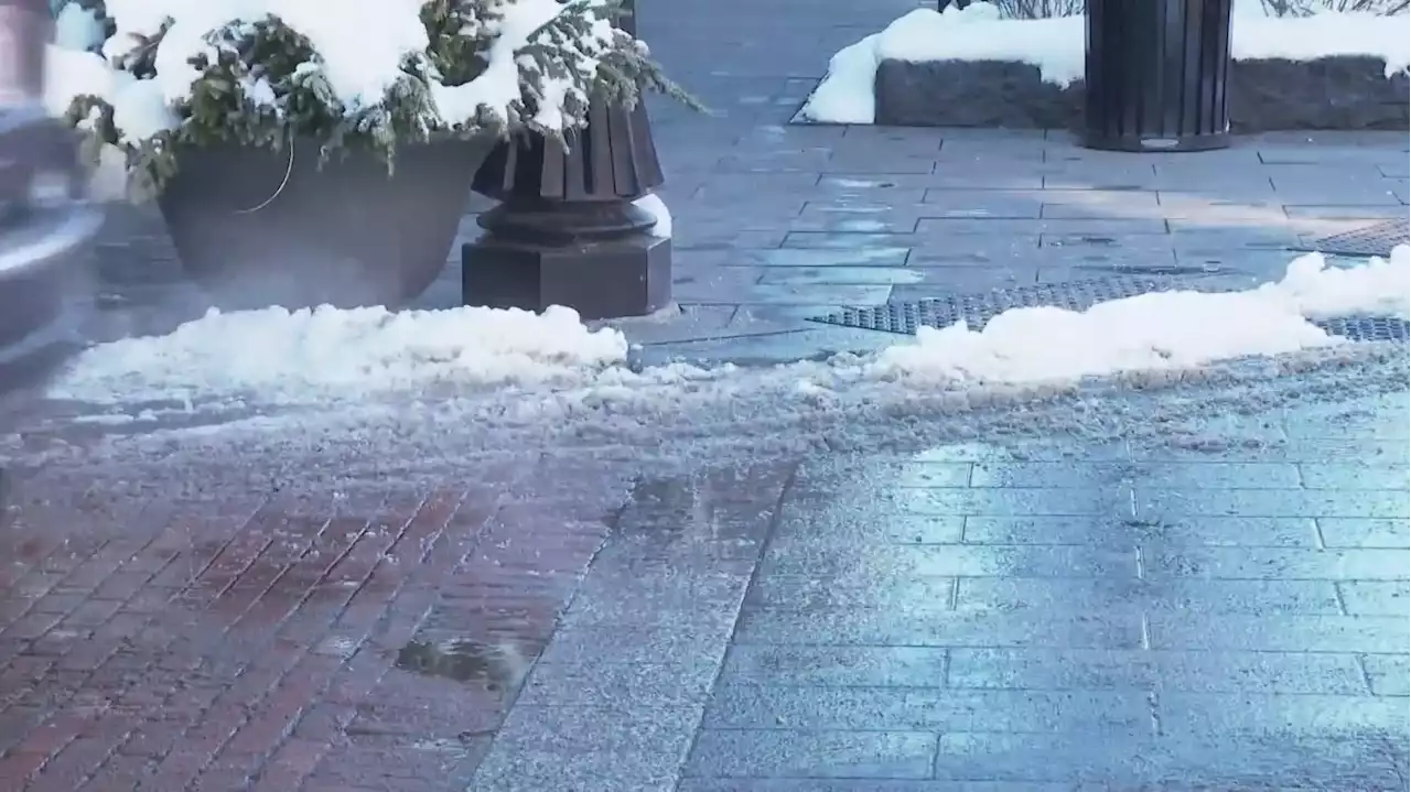 No Shoveling, Salting Needed As Heated Sidewalks In Oak Park Melts Snow Upon Contact