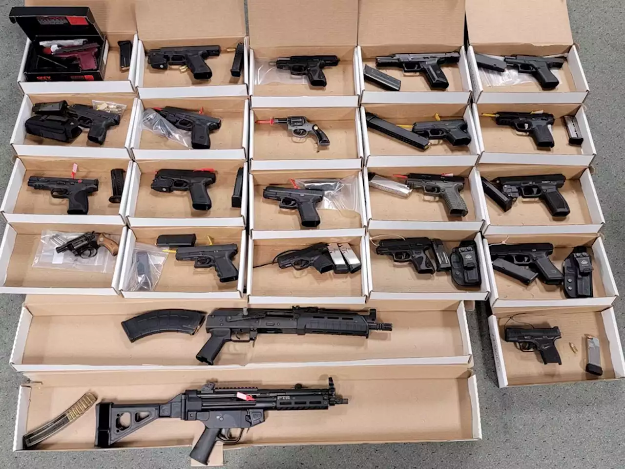 Euclid police seizures of illegal firearms up to a four-year high for January