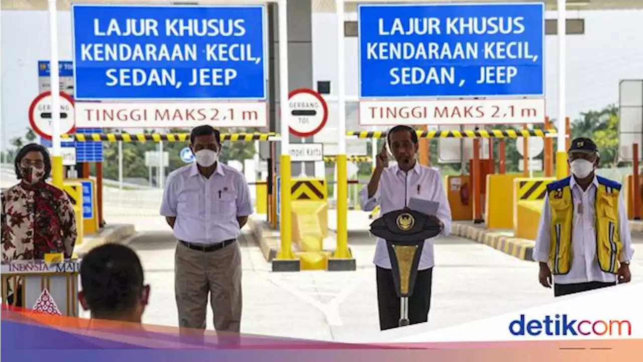 Momen Jokowi Resmikan Tol Binjai-Stabat