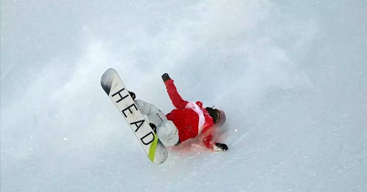 La dura caída en la nieve antes de debutar en los Juegos de Beijing