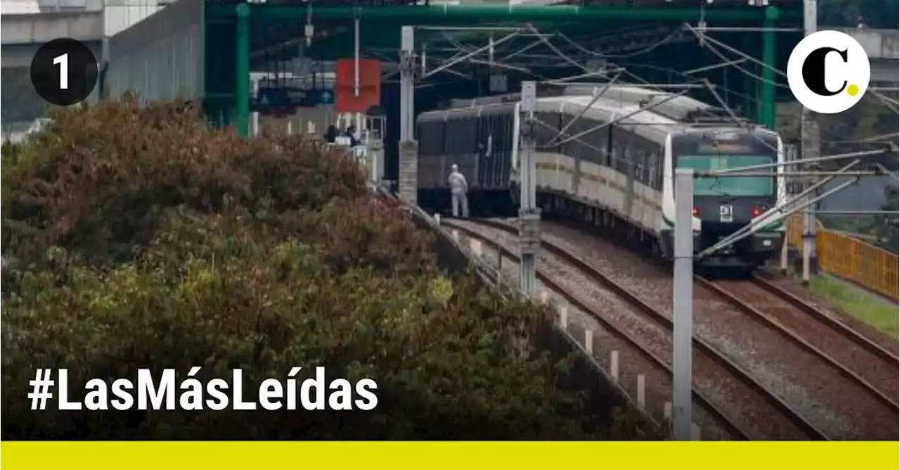 Luto en el Metro: dos empleados fallecieron en la vía férrea de la estación Sabaneta