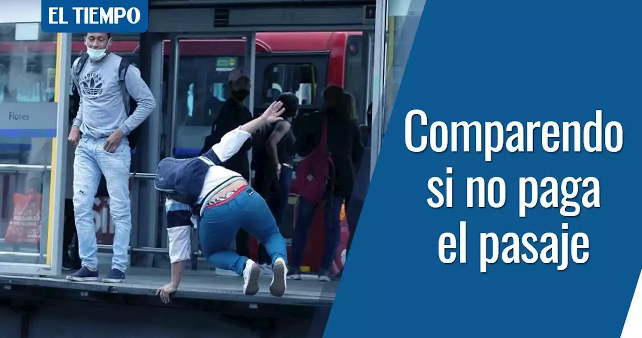 Esta es la multa que pagará en TransMilenio si lo pillan colándose