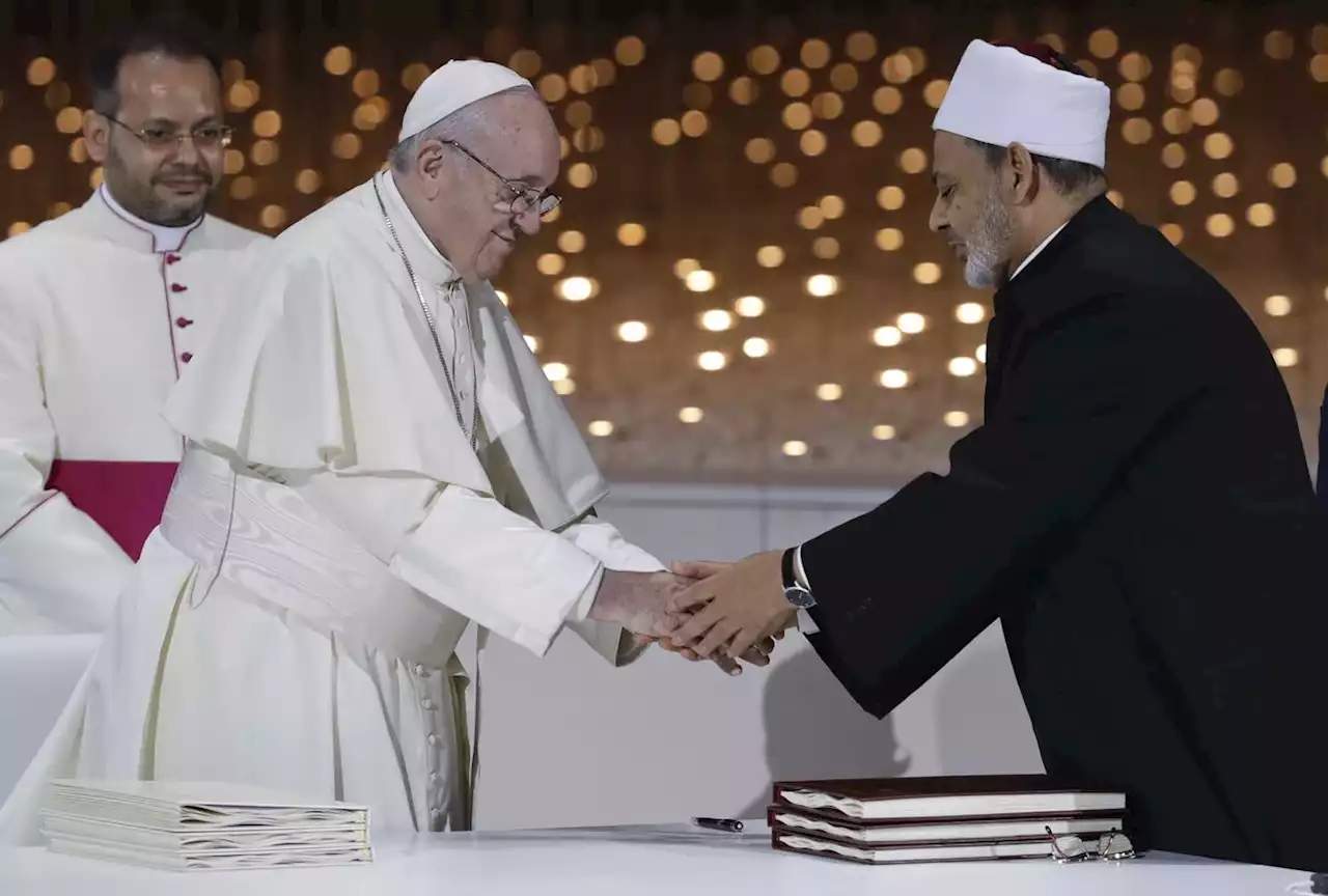 Biden joins Pope Francis, imam in calling for ‘human fraternity’