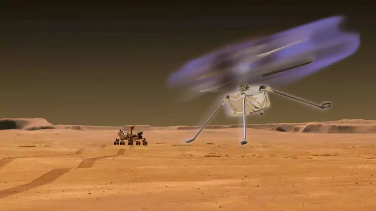 NASA says rotor blades might start to glow in Mars' dry atmosphere