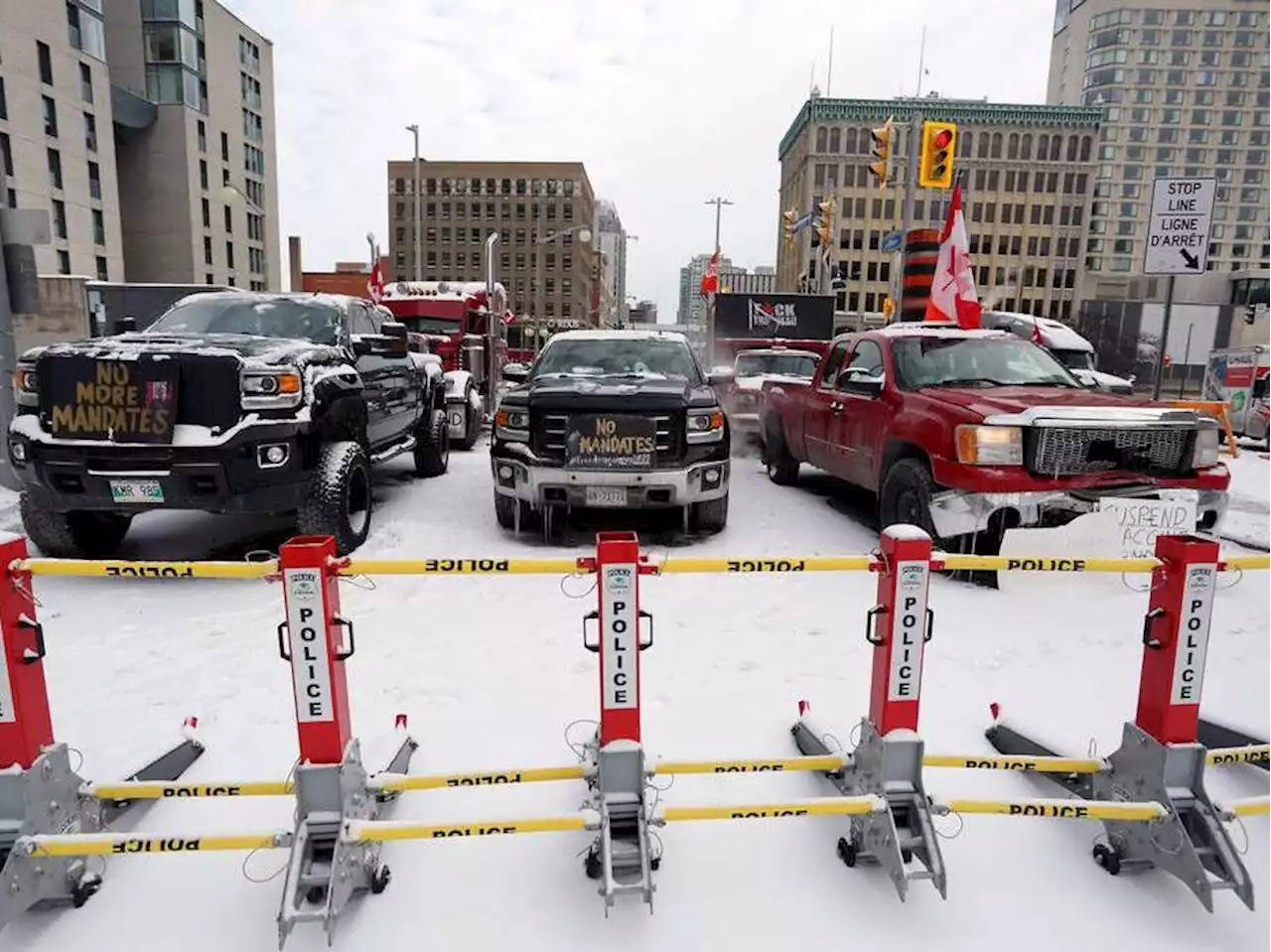 Trucker convoy: Cities across Canada mobilize as anti-mandate protests spread