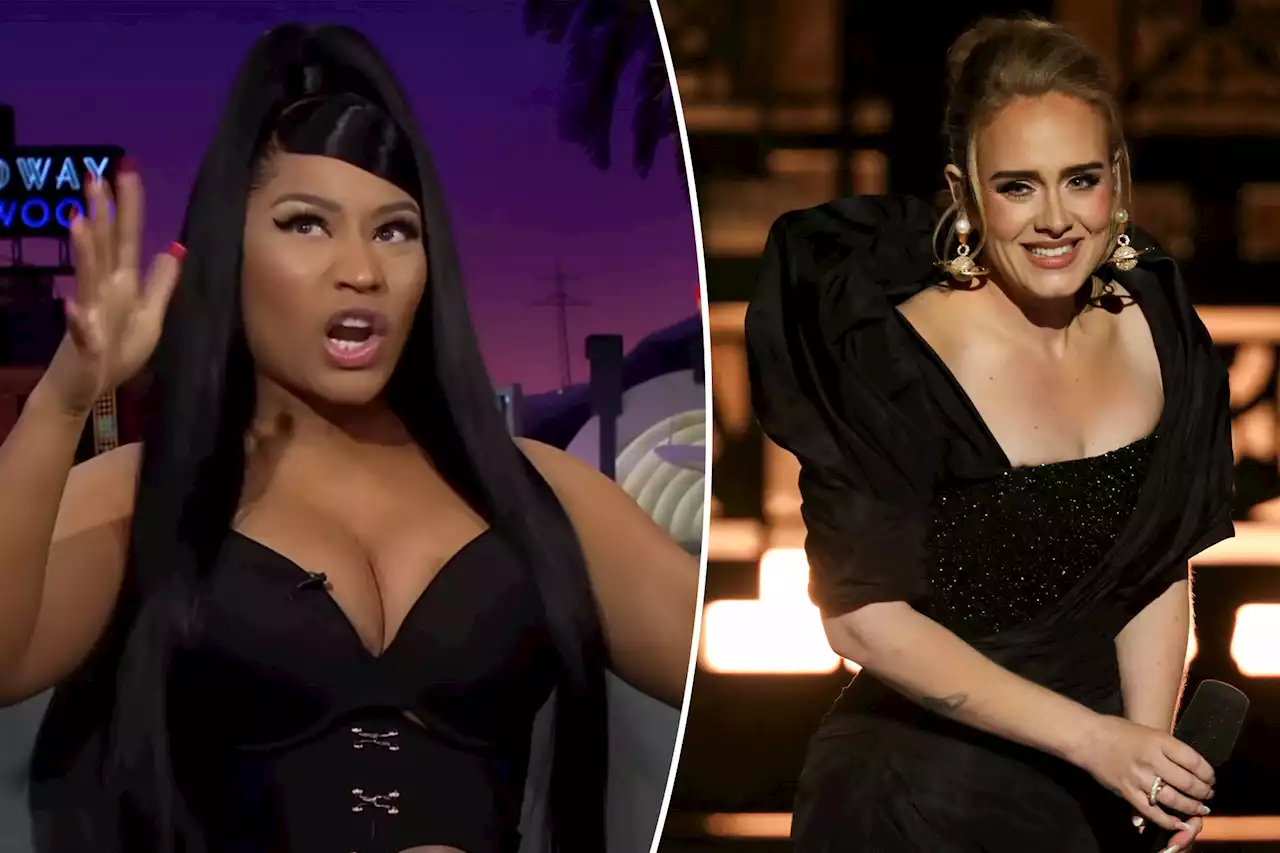 Nicki Minaj delivers spot-on Adele impression in James Corden interview