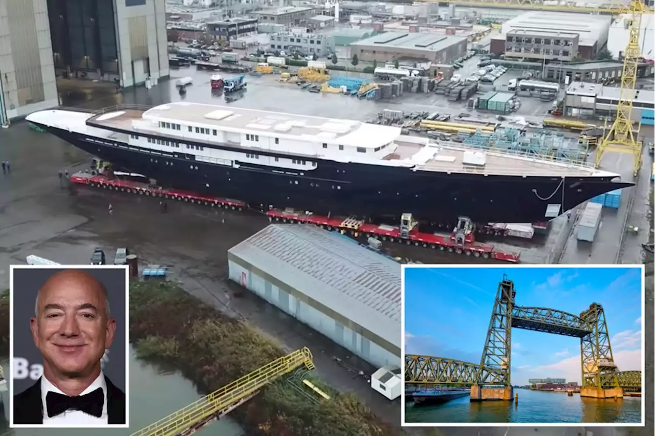 Pier pressure? Dutch city to dismantle historic bridge to accommodate Jeff Bezos’ new yacht