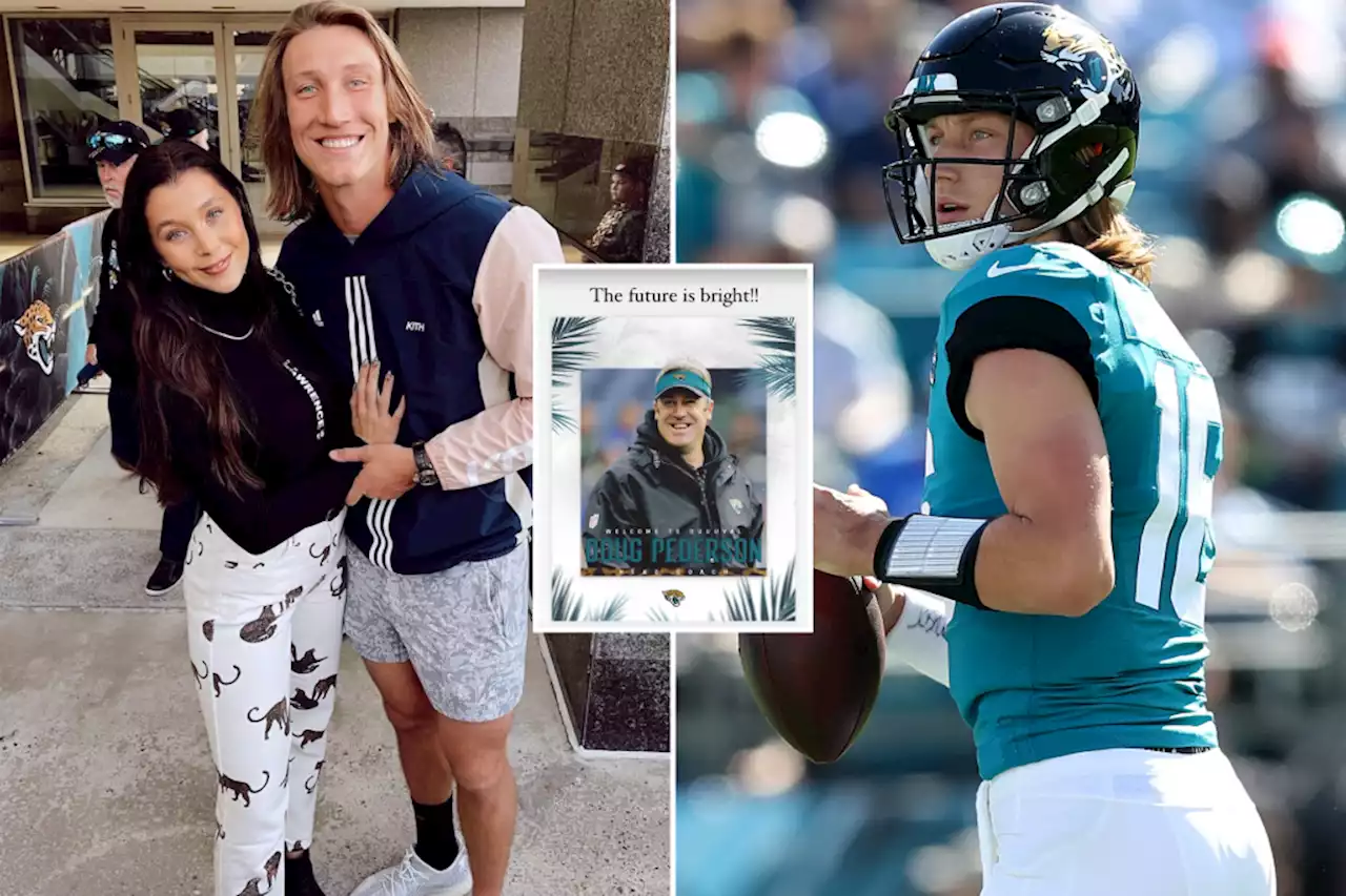 Trevor Lawrence, wife Marissa excited by Jaguars’ Doug Pederson hire