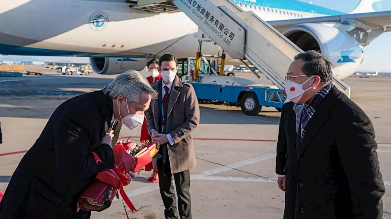 Luego de la escala rusa y las fotos con Putin, Alberto Fernández ya está en China