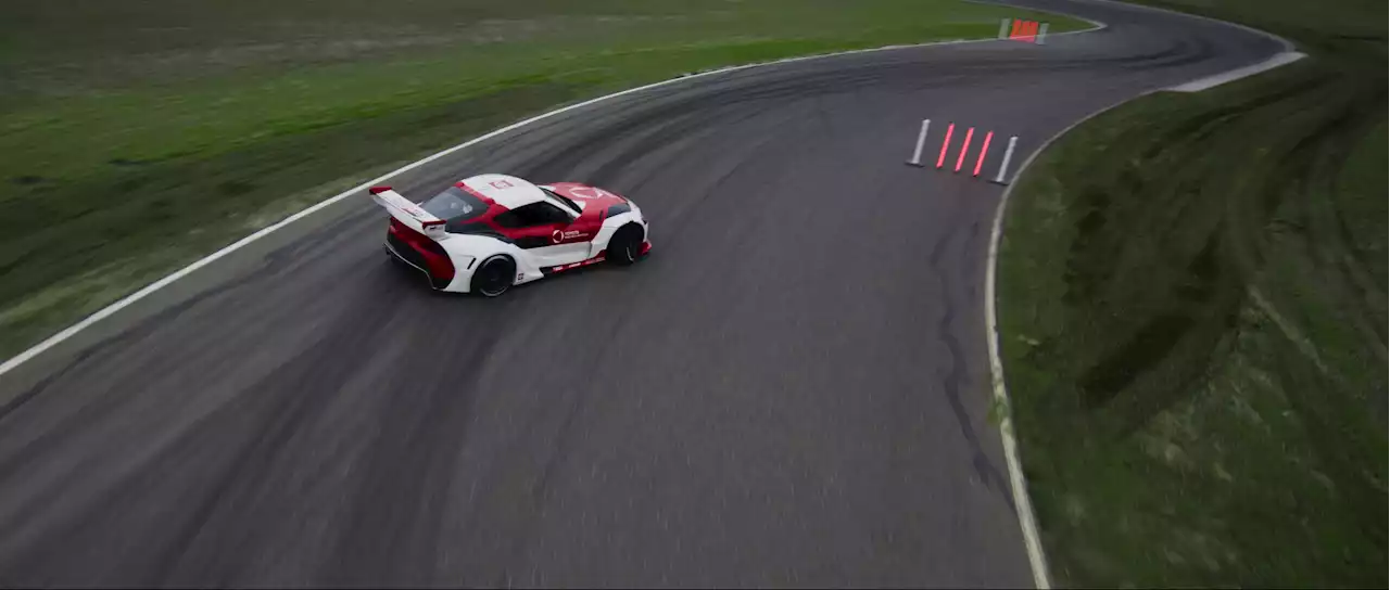 This autonomous Toyota race car can drift like a pro