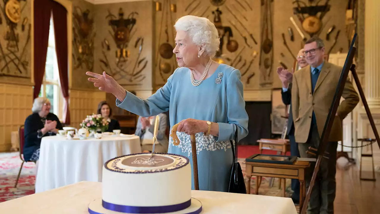 Britain's Queen Elizabeth II hosts special reception ahead of Platinum Jubilee