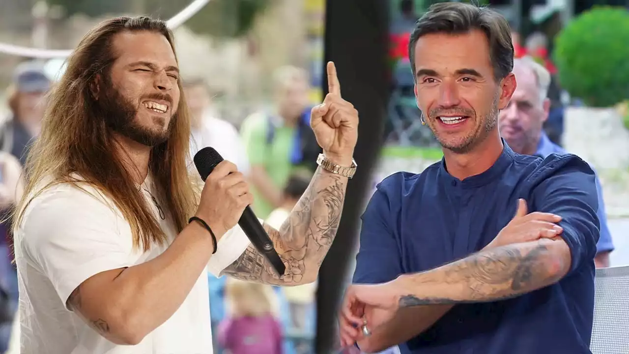 DSDS-Kandidat Diego - Silbereisen trifft seinen Tattoo-Zwilling