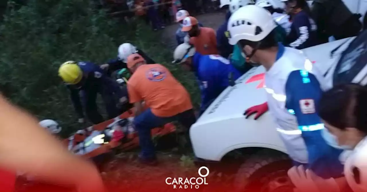 Campero rodó por un abismo en el norte del Tolima