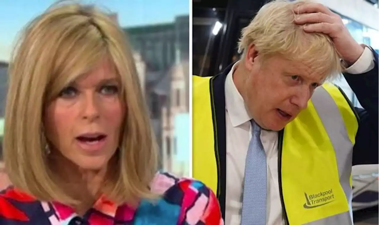 'Crikey!' Kate Garraway reacts to GMB co-star's Boris Johnson swipe outside Downing Street