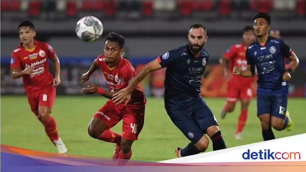 Hasil Liga 1: Arema FC Vs Persija Imbang 1-1